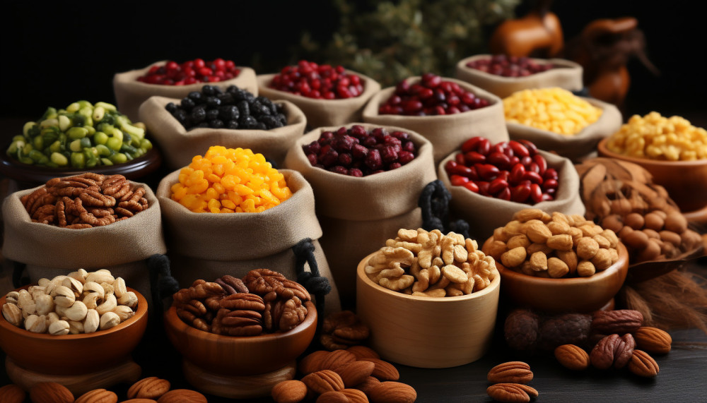What are the popular types of nuts in China and their benefits?